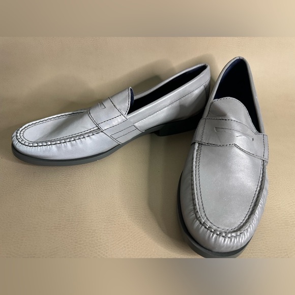 COLE HAAN Air Monroe Penny Loafer Silver Reflective 3M main image 9